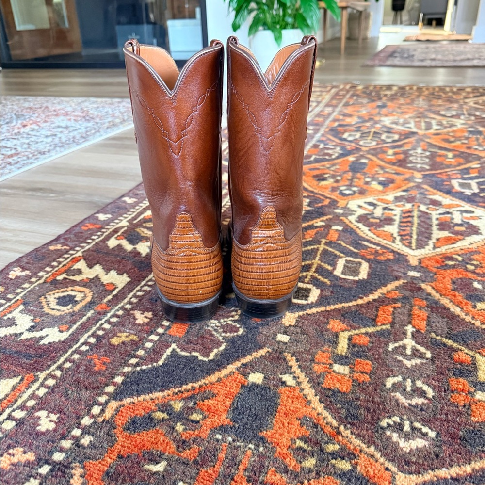 Lucchese VINTAGE Men’s size 11D Leather Western Boots - Picture 5 of 9